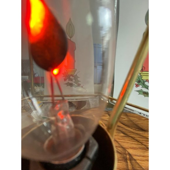 Vintage 1993 Christmas Candle Touch Lamp with Flame Candle Bulb 12" - Picture 7 of 11